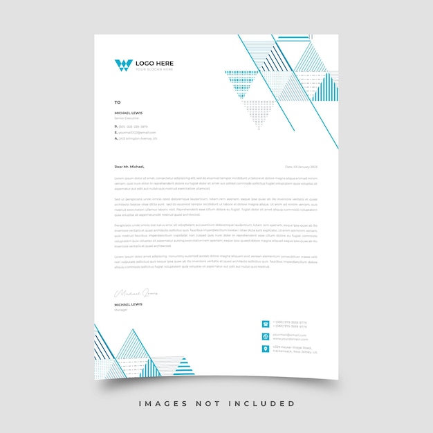 Letterhead template