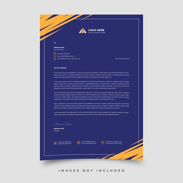 Letterhead template