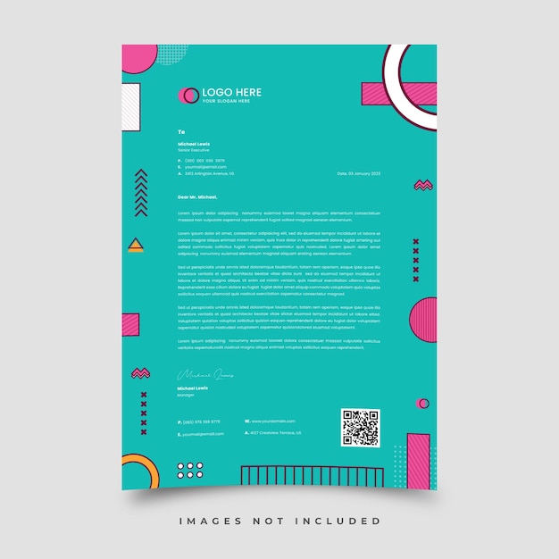 Letterhead template