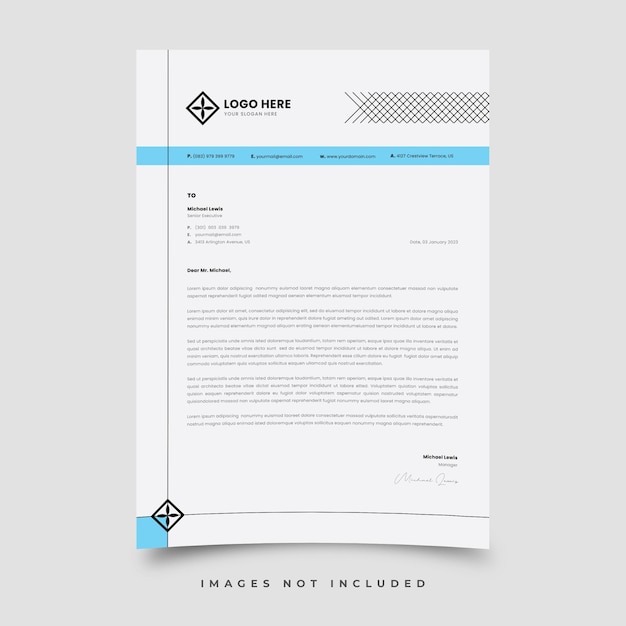 Letterhead template