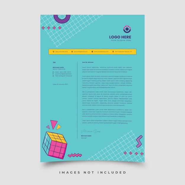 Letterhead template