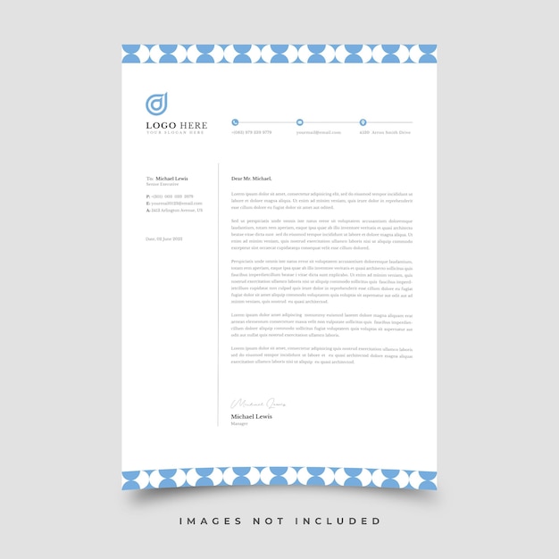 Letterhead template