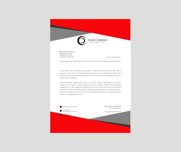 letterhead template