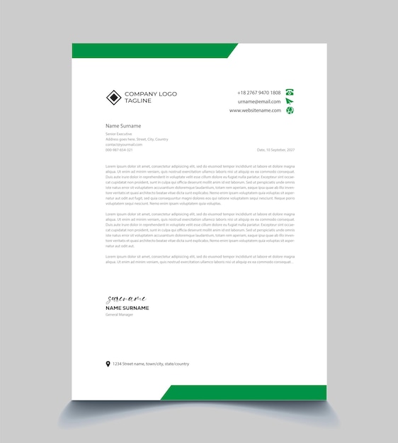 Letterhead Template