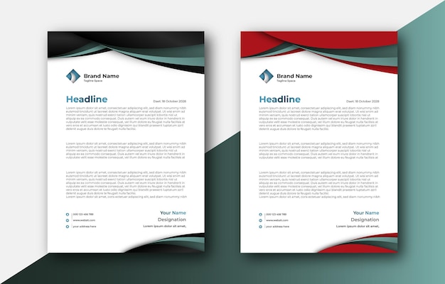 Vector letterhead