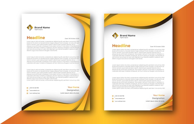 Vector letterhead