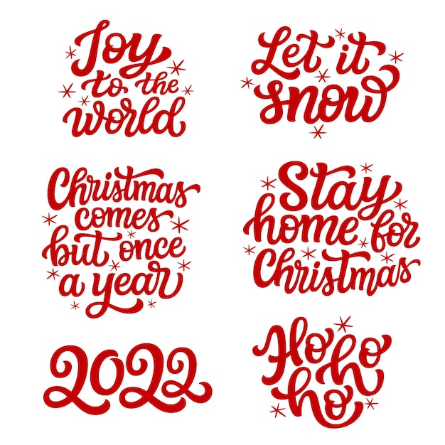 Lettering christmas quotes