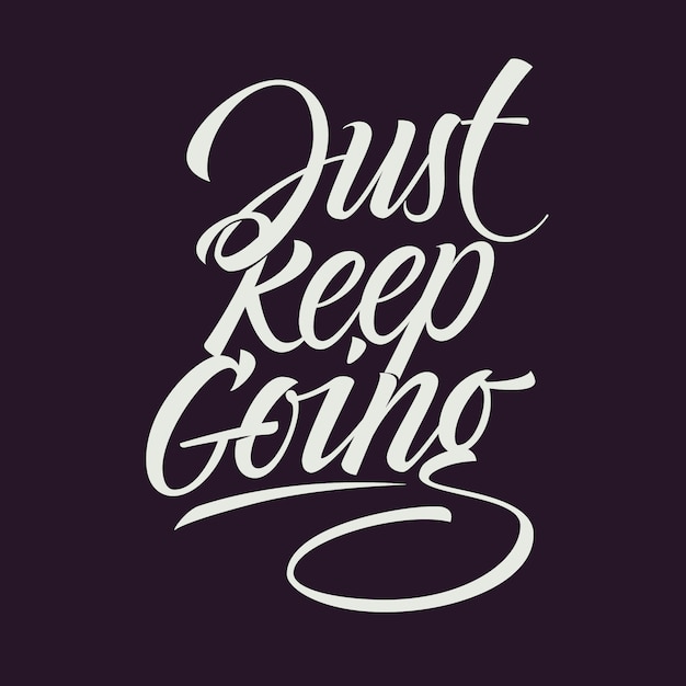 Lettering just keep going