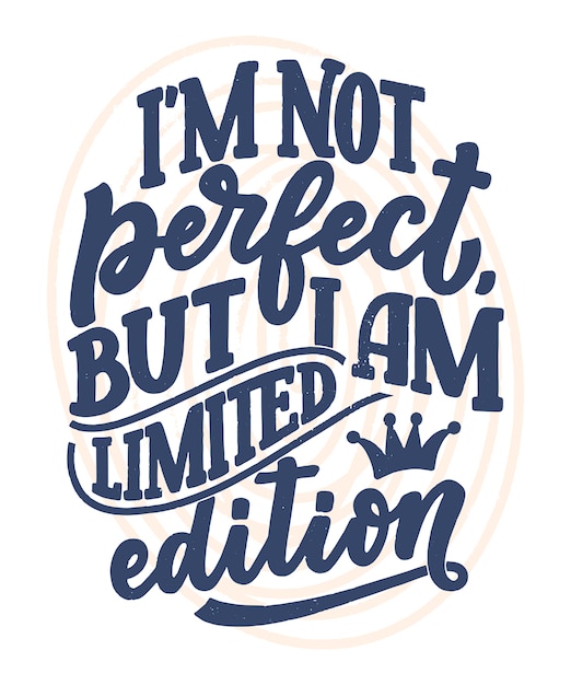 Lettering quotes illustration