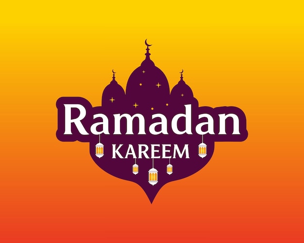 Vettore lettering ramadan vector ramadhan card ramadan vector ramadan background