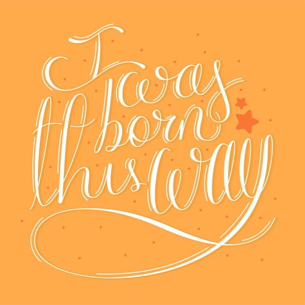 Vector letteringiwasborn