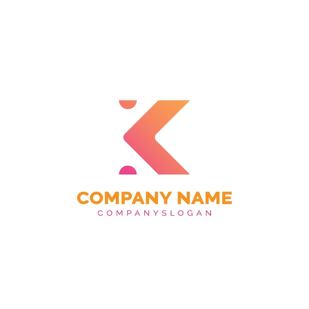 Letterk logo ontwerp