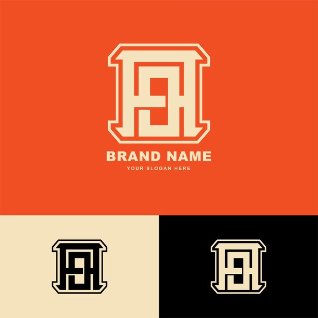 Vector letters ao or oa monogram template logo initial for clothing, apparel, brand