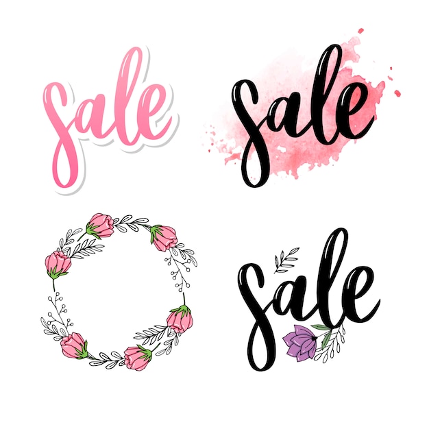 Letters sale logo collection