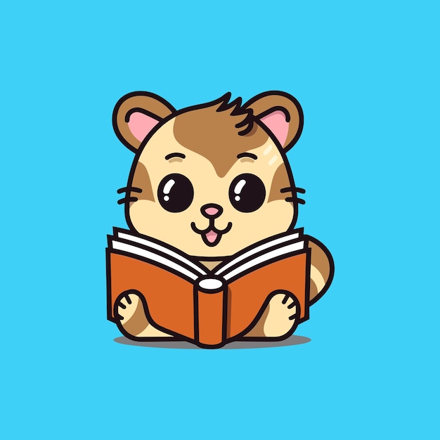 Leuk chipmunk leesboek slim baby dier