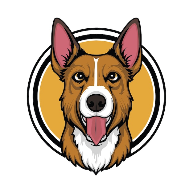 Leuk hond logo ontwerp