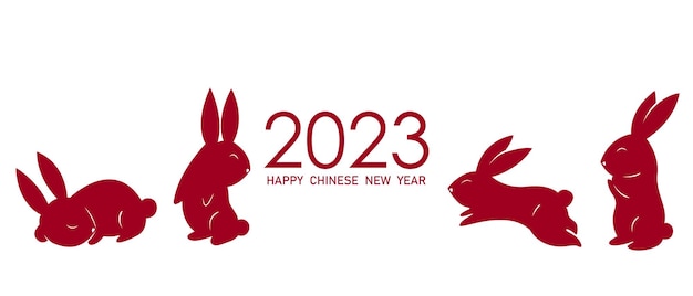 Leuk konijnkostuum gelukkig chinees jaar chinees nieuw maanjaar