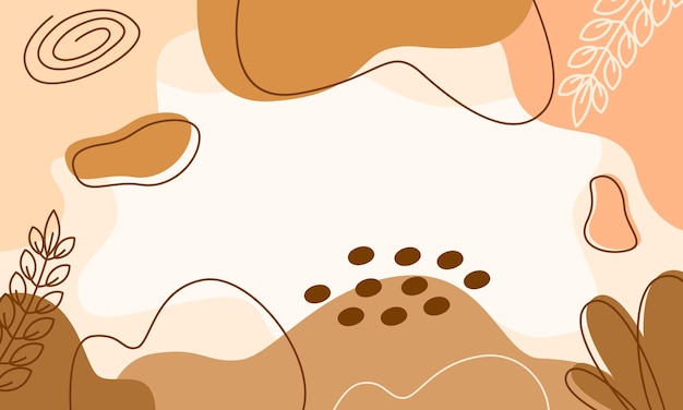 Leuke abstracte minimalistische platte kleurrijke achtergrond
