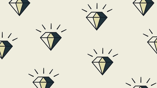 Leuke achtergrond met diamant gratis vector