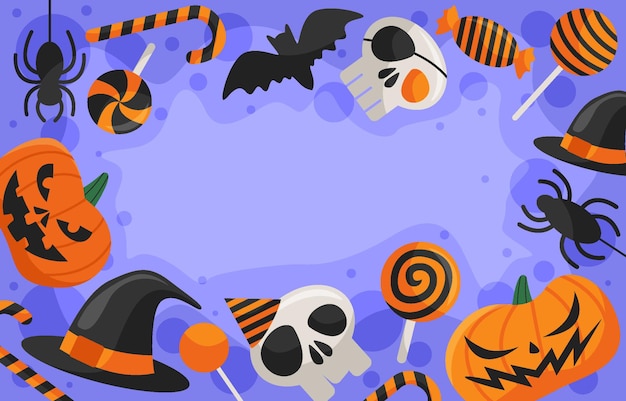 Leuke achtergrond voor Happy Halloween