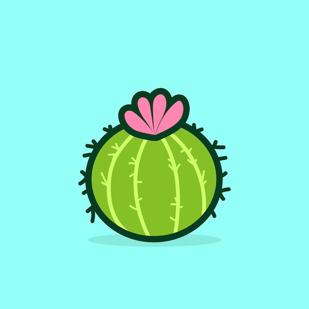 Leuke cartoon cactus vectorillustratie voor baby T-shirt Liefde doet pijn, grappige Valentijnsdag vector