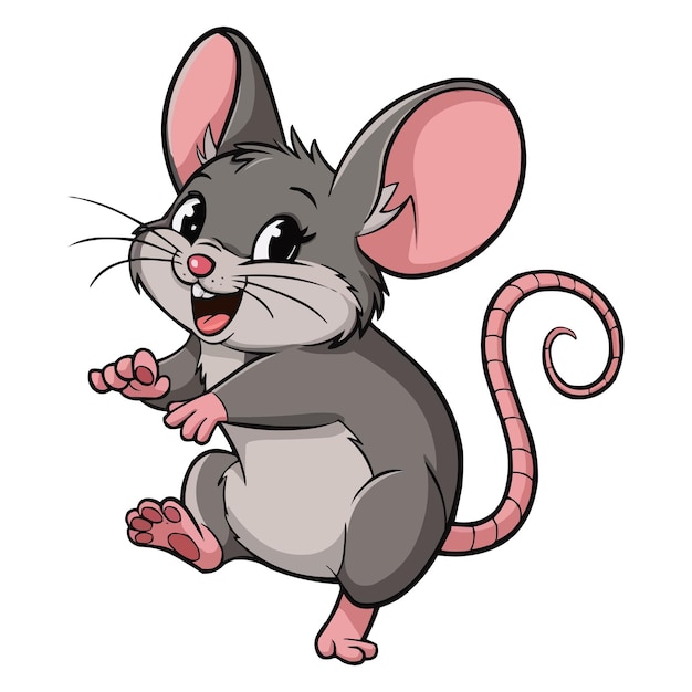 Leuke cartoon muis