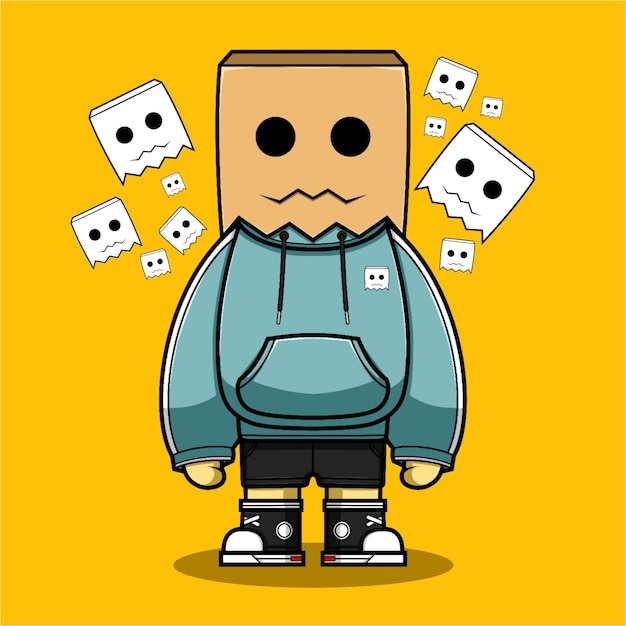 Leuke Character Design Vector