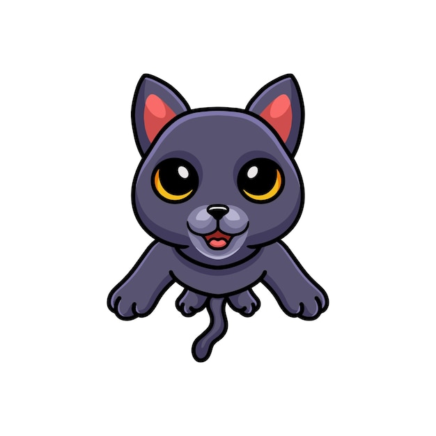 Leuke chartreux katten cartoon poseren