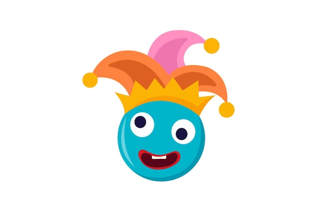 Leuke clown grappige en vreemde sticker