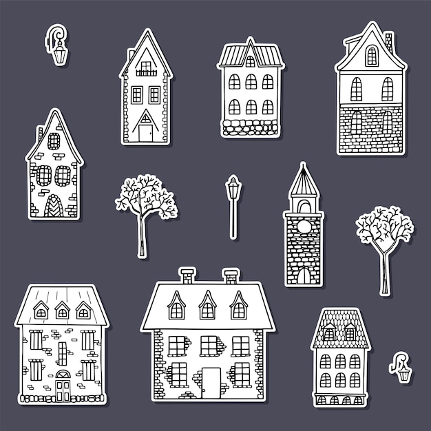 Leuke collectie huisstickers