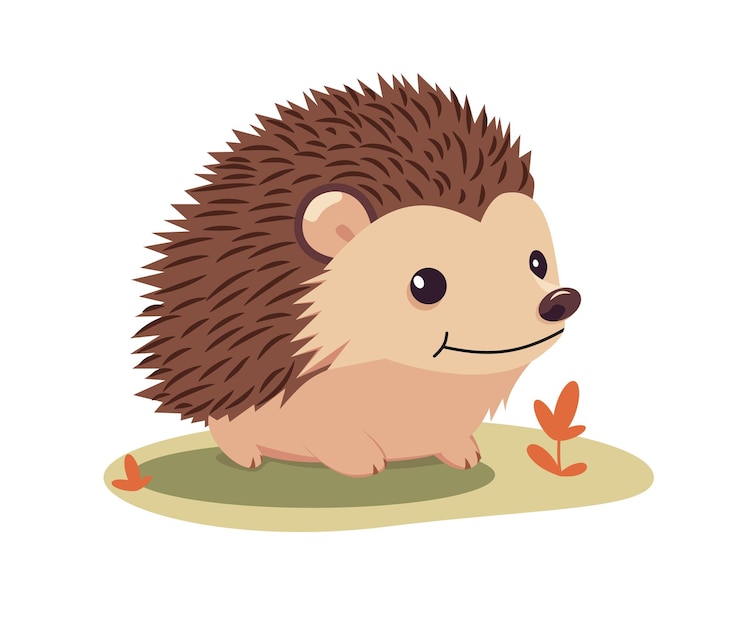 Vector leuke eekhoornbaby cartoon op witte achtergrond