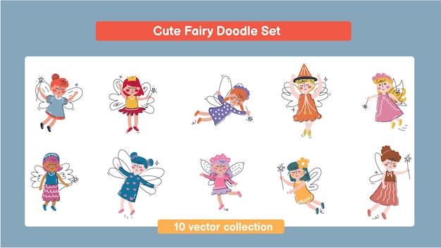 Leuke Fee Doodle Set