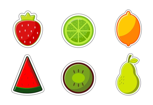 leuke fruitstickerbundel