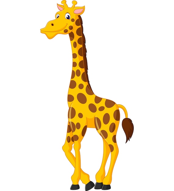 Leuke giraffebeeldverhaal