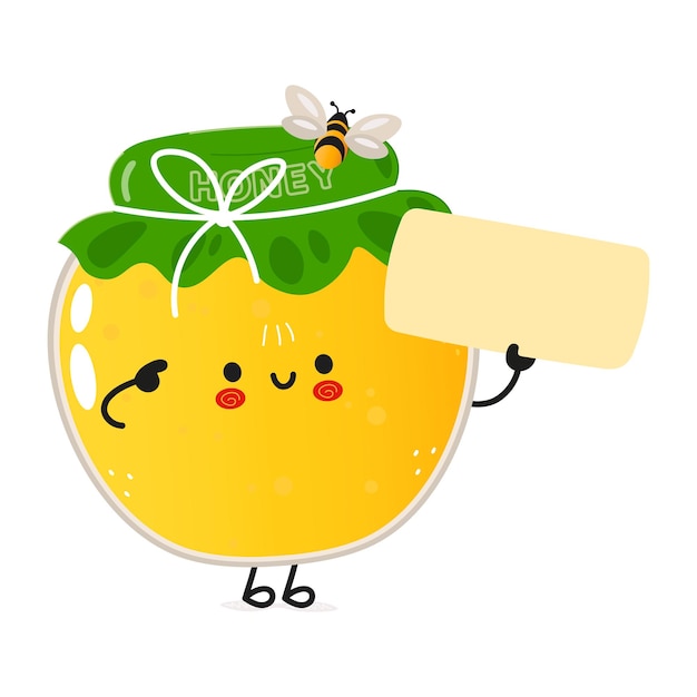 Leuke grappige pot honing poster karakter
