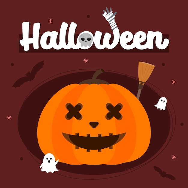 Leuke Halloween illustratie