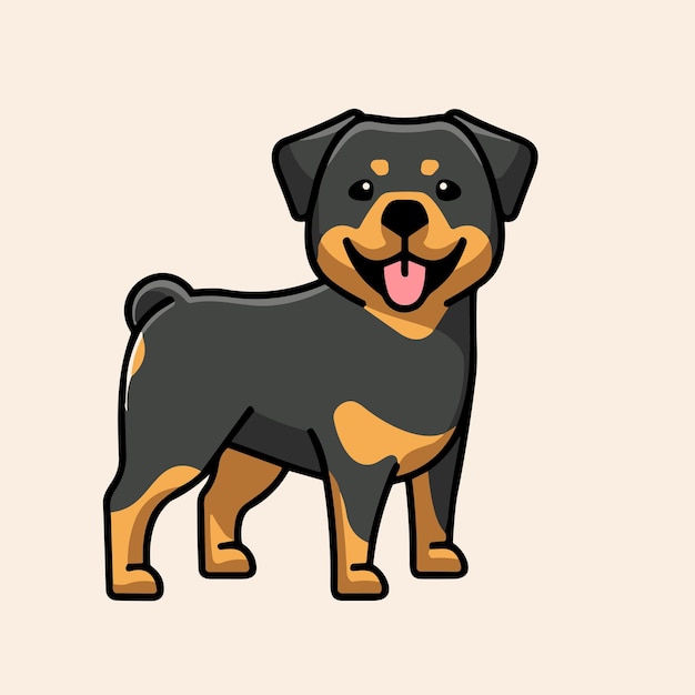 Leuke hond cartoon personage