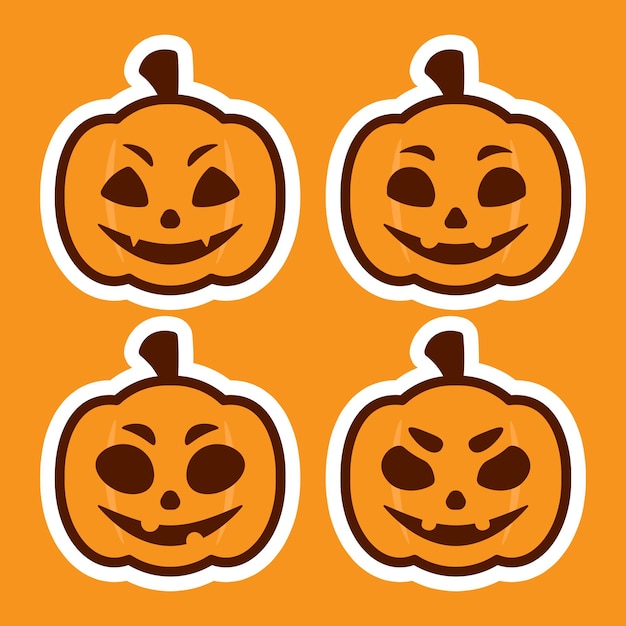Leuke Jack O Lantern Pumpkin Face Geschikt voor Halloween