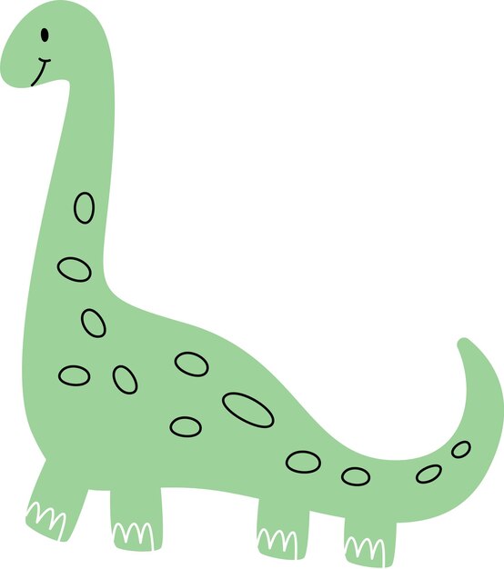 Leuke kinderachtige dinosaurus