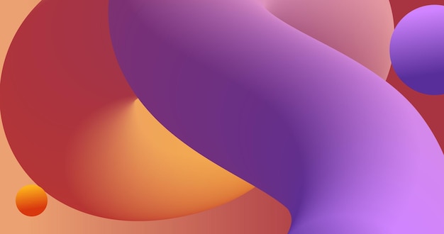 Leuke kleurrijke abstracte vectorillustratie