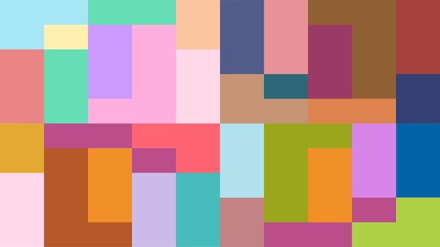 Leuke kleurrijke rechthoeken zoals pixelachtergrond