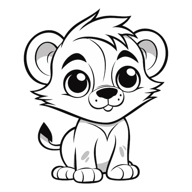 Leuke Lion cartoon mascotte personage