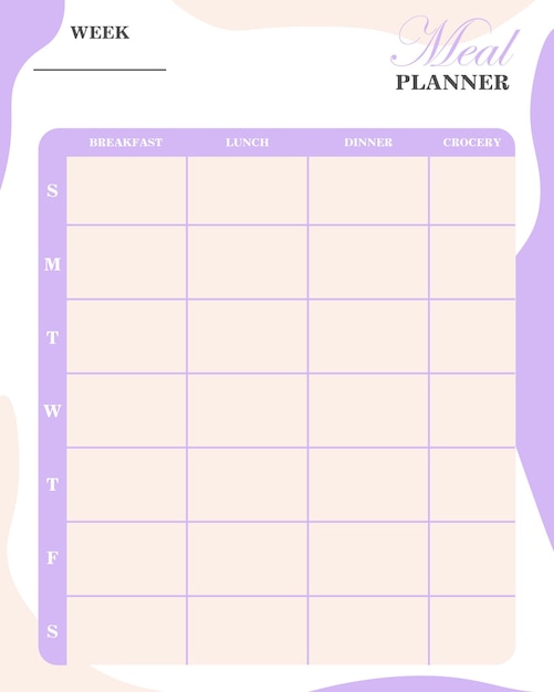 Leuke maaltijdplanner