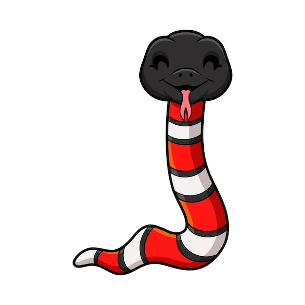 Leuke melkslang of milksnake cartoon