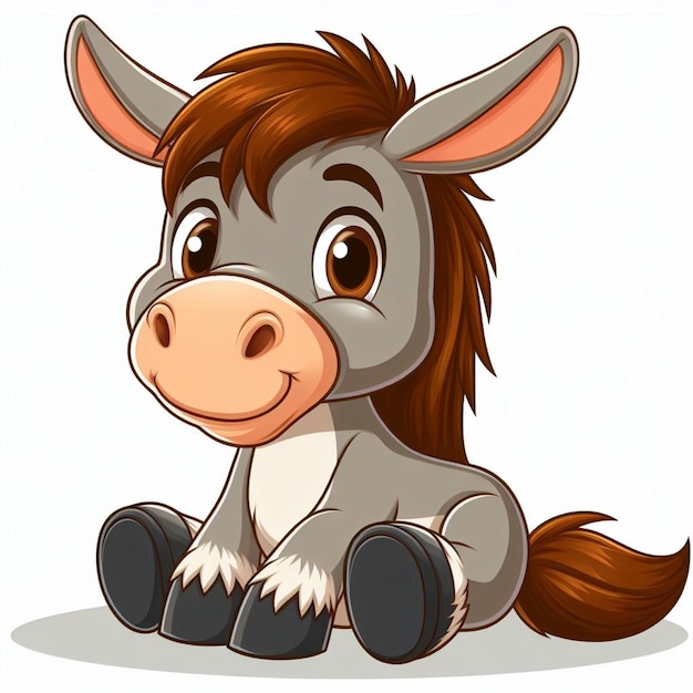 Leuke Mule Vector cartoon illustratie