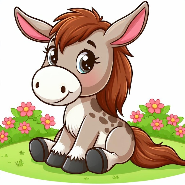 Leuke Mule Vector cartoon illustratie