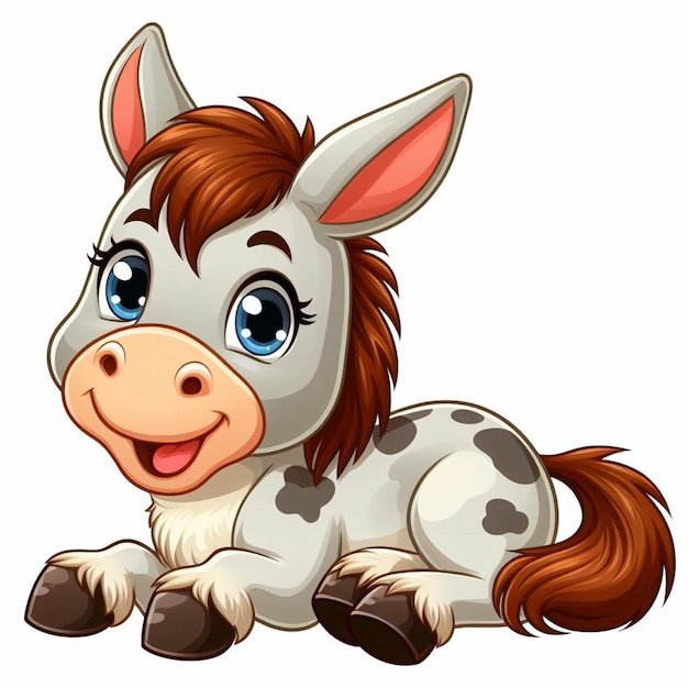 Leuke Mule Vector cartoon illustratie