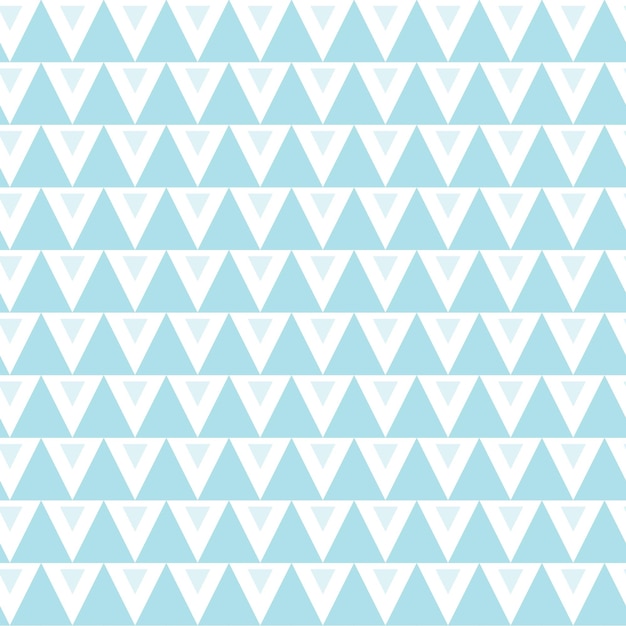 Leuke naadloze handgetekende patronen stijlvolle moderne vectorpatronen met blauwe driehoekjes funny infantile repetitive print