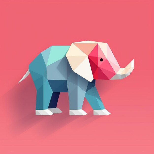 Vector leuke olifant.