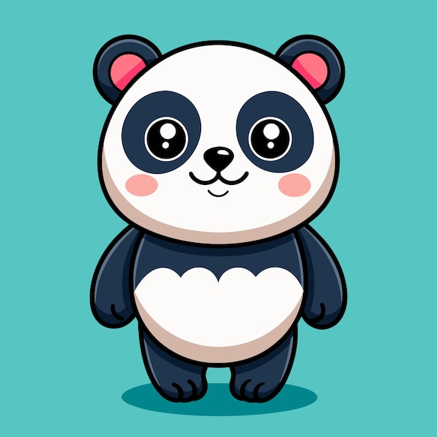 Leuke panda illustratie